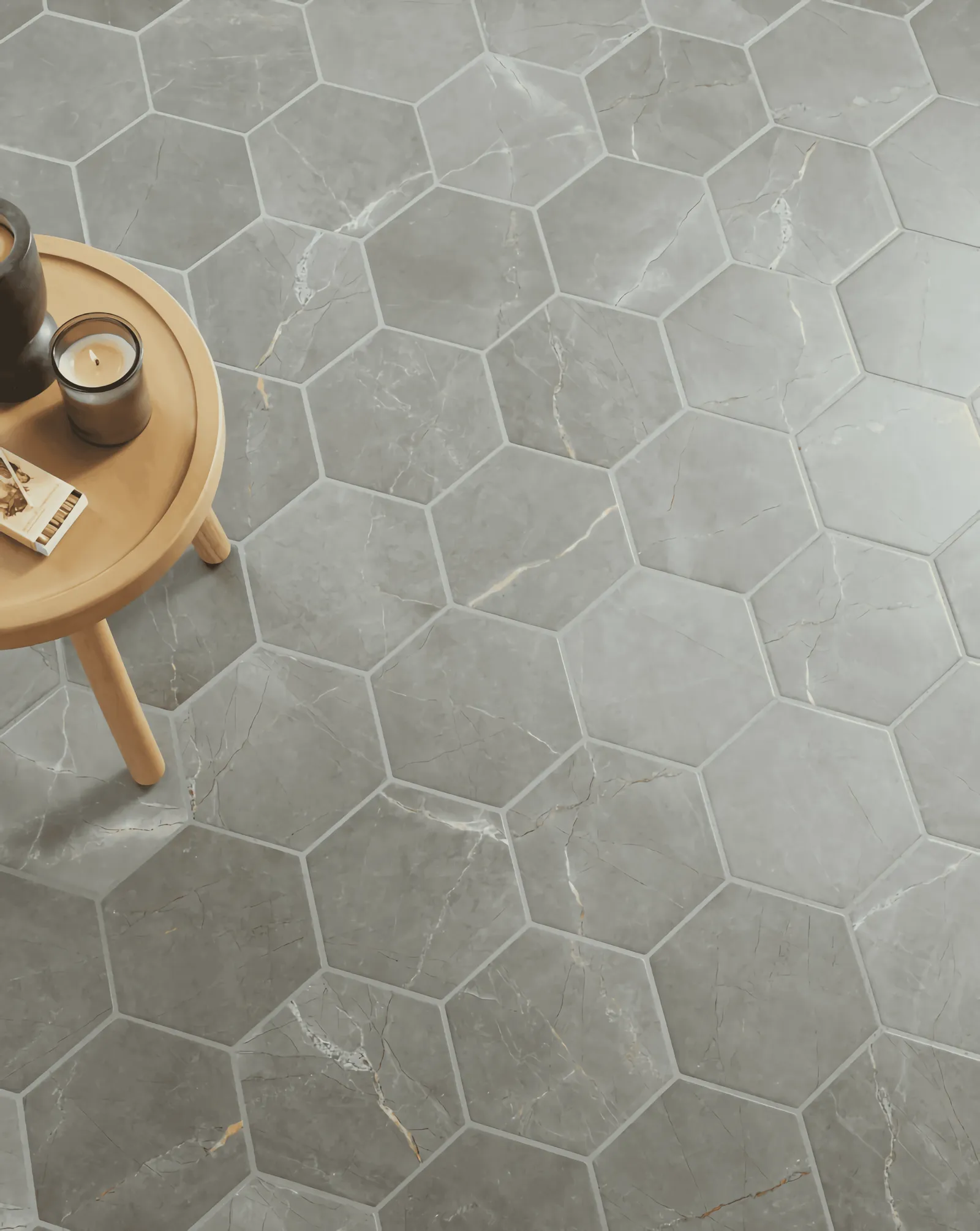HEXAGONAL 17 GREY ATHENS