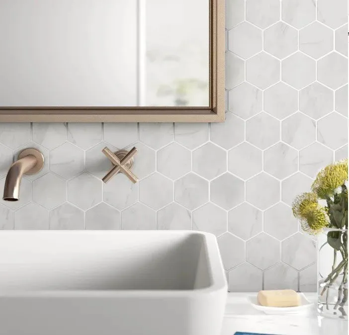 Hexaglar Ariston white